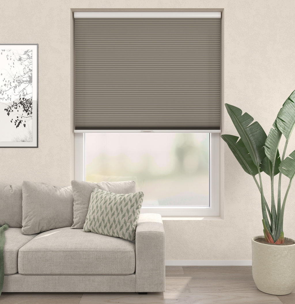 Elektrisch Plissé Gordijn Monaco Zand 04 Afbeelding 1