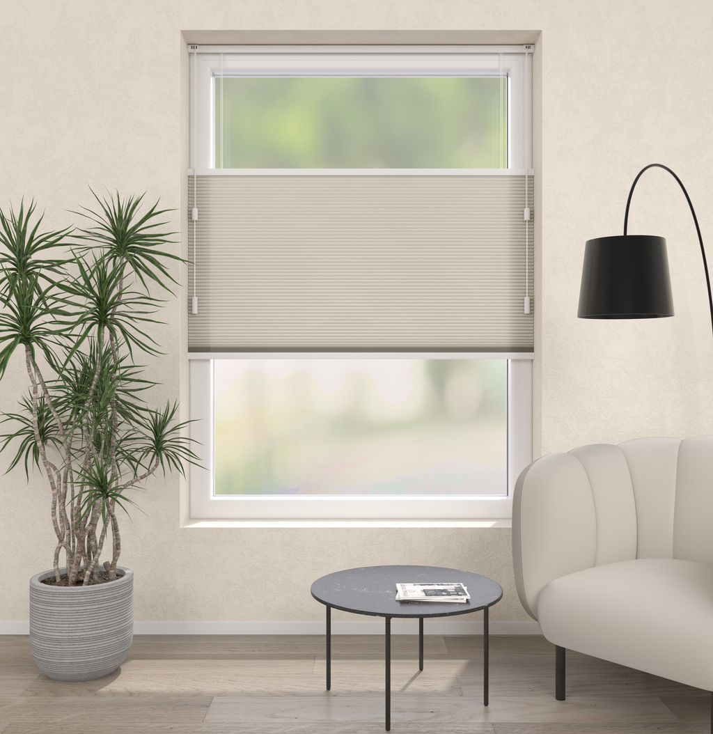 Plissé Gordijn Parijs Lichtzand 160 Afbeelding 1