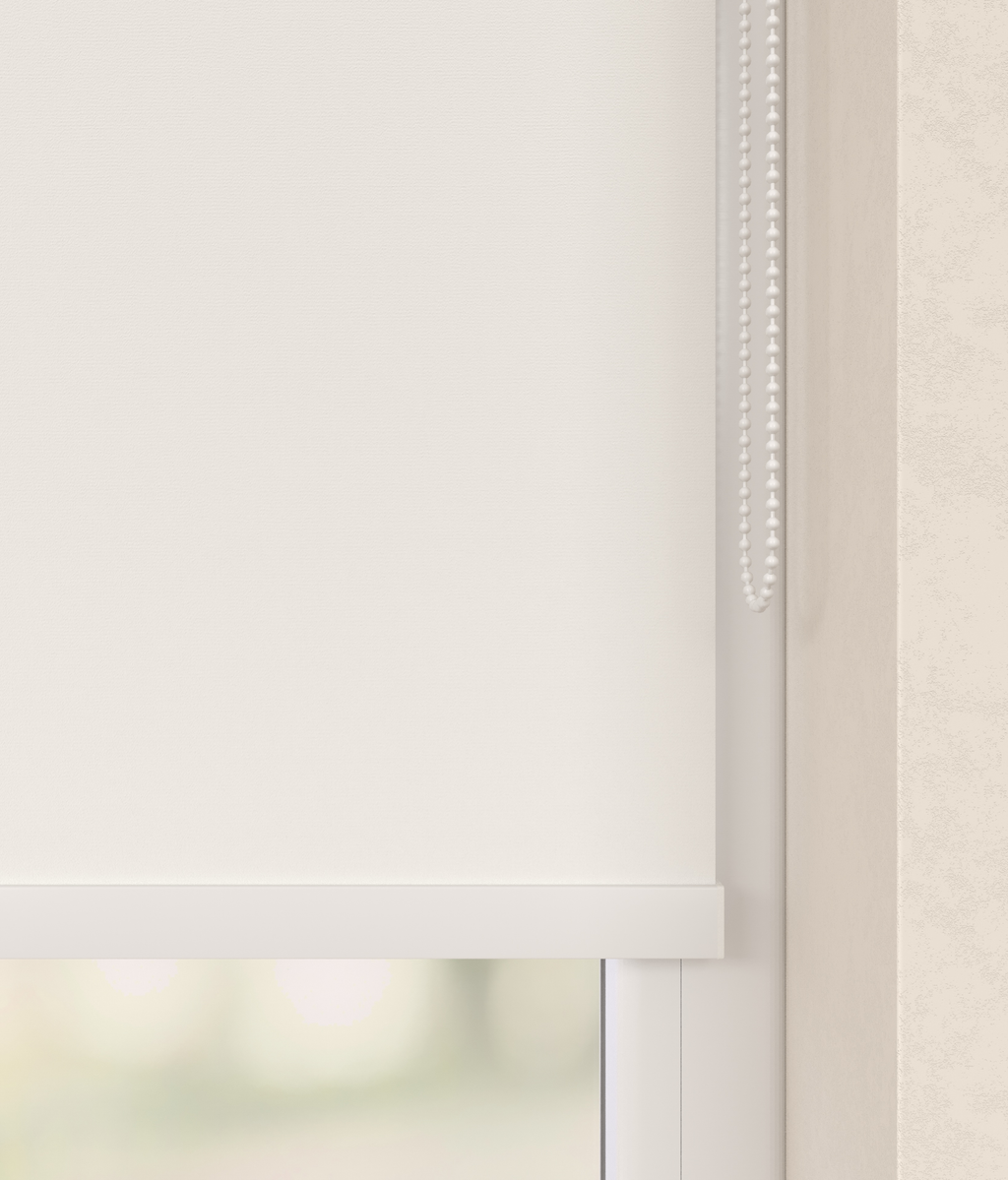 Elektrisch Rolgordijn Milaan Velours Wit 3100 Afbeelding 2