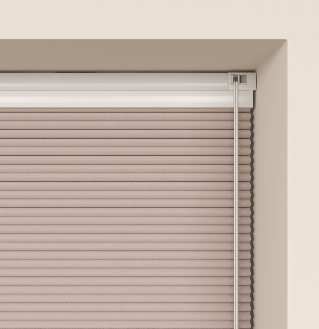 Plissé gordijnen Parijs Oud Roze Verduister 746-04