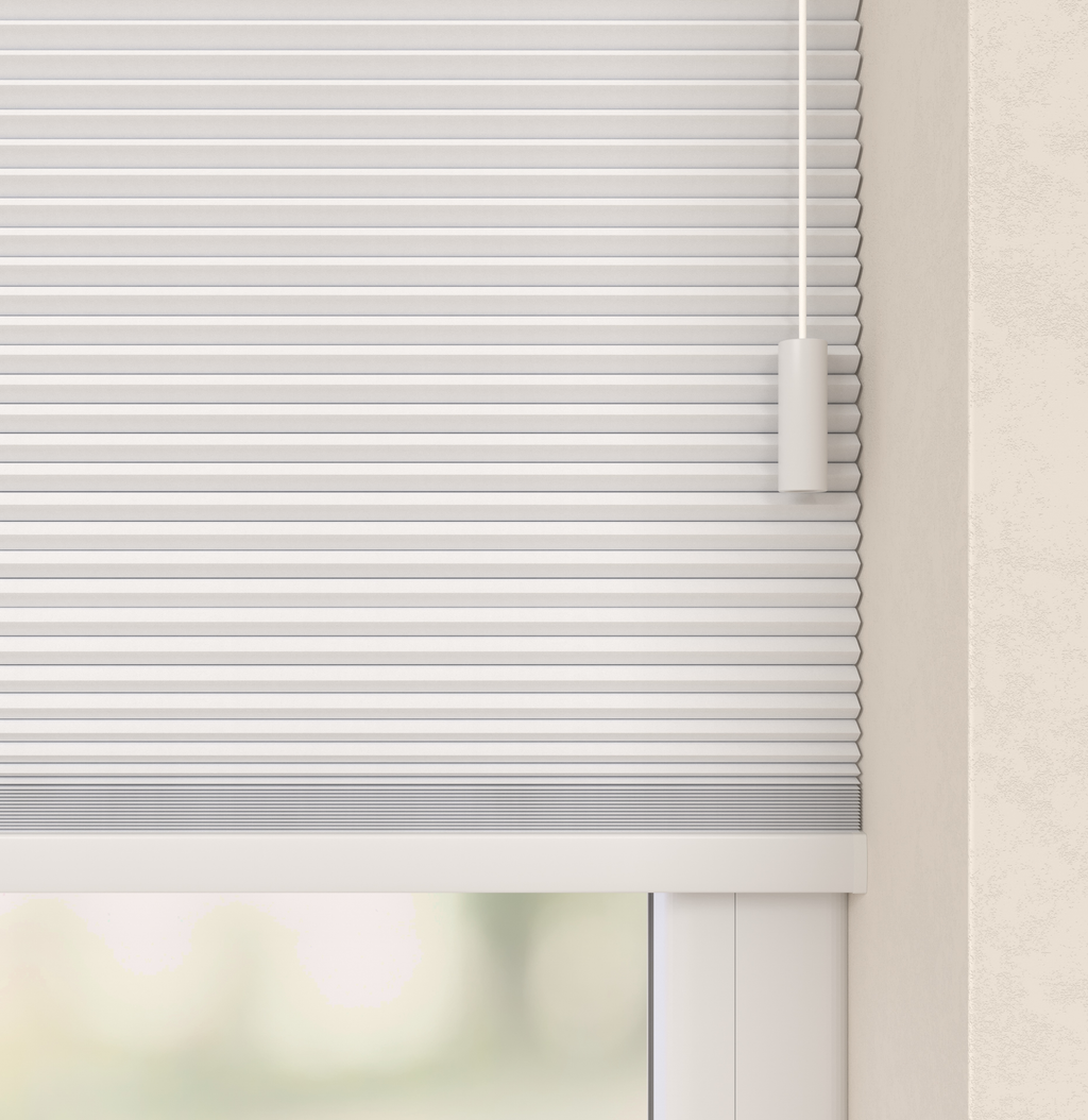 Plissé Gordijn Parijs Wit Verduister 5100 Afbeelding 2