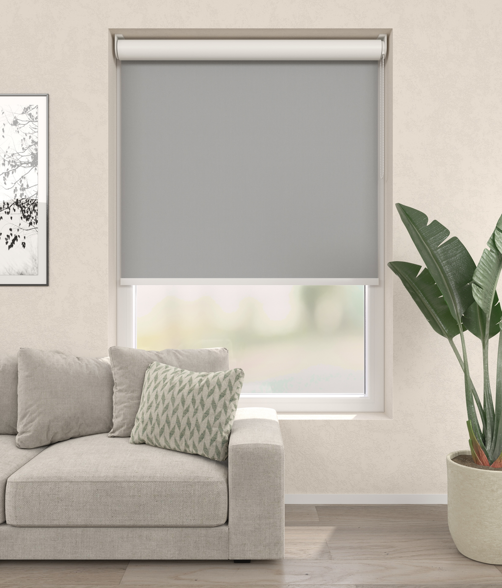 Elektrisch Rolgordijn Bologna Verduister Grijs 5300