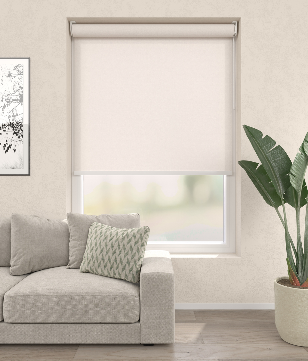 Elektrisch Rolgordijn Bologna Wit 150 Afbeelding 1