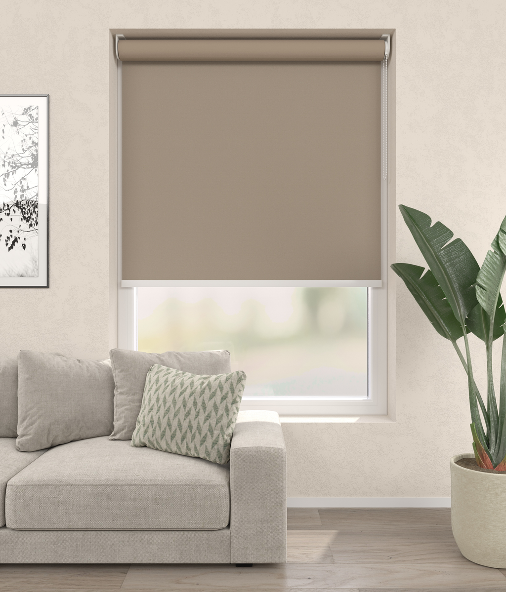 Gordijn Milaan Velours Zand 3400 Afbeelding 1