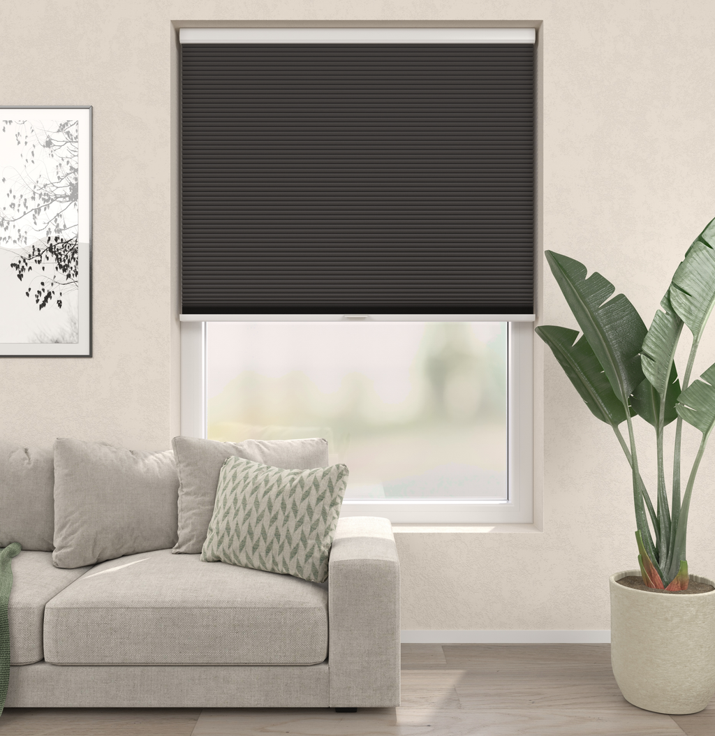 Plissé Gordijn Premium Monaco Antraciet Verduister 12 Afbeelding 1