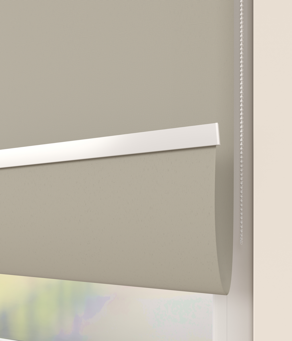 Elektrisch Rolgordijn Rome Verduister Donker Zand 5130