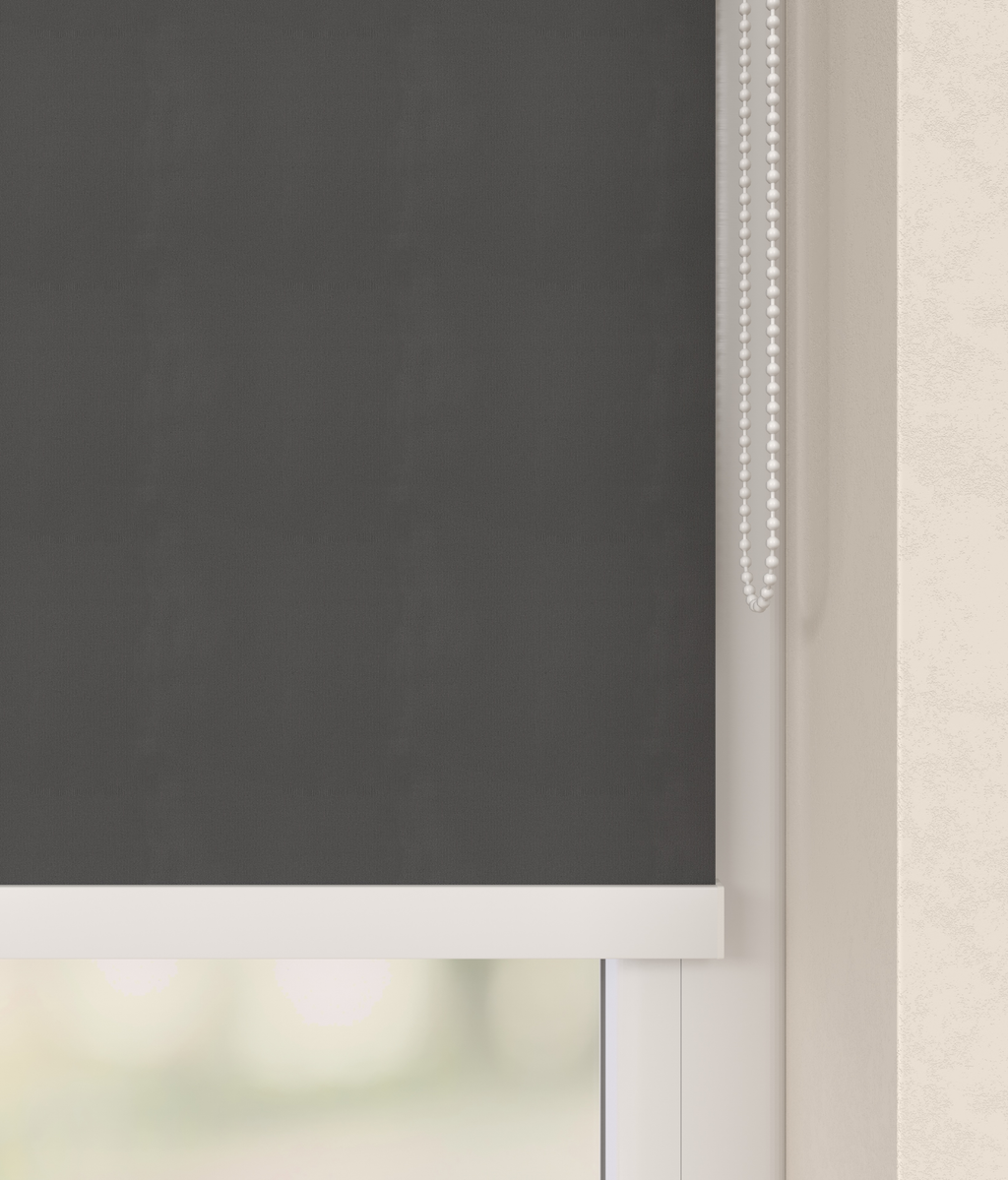 Elektrisch Rolgordijn Rome Verduister Antraciet 6300 Afbeelding 2