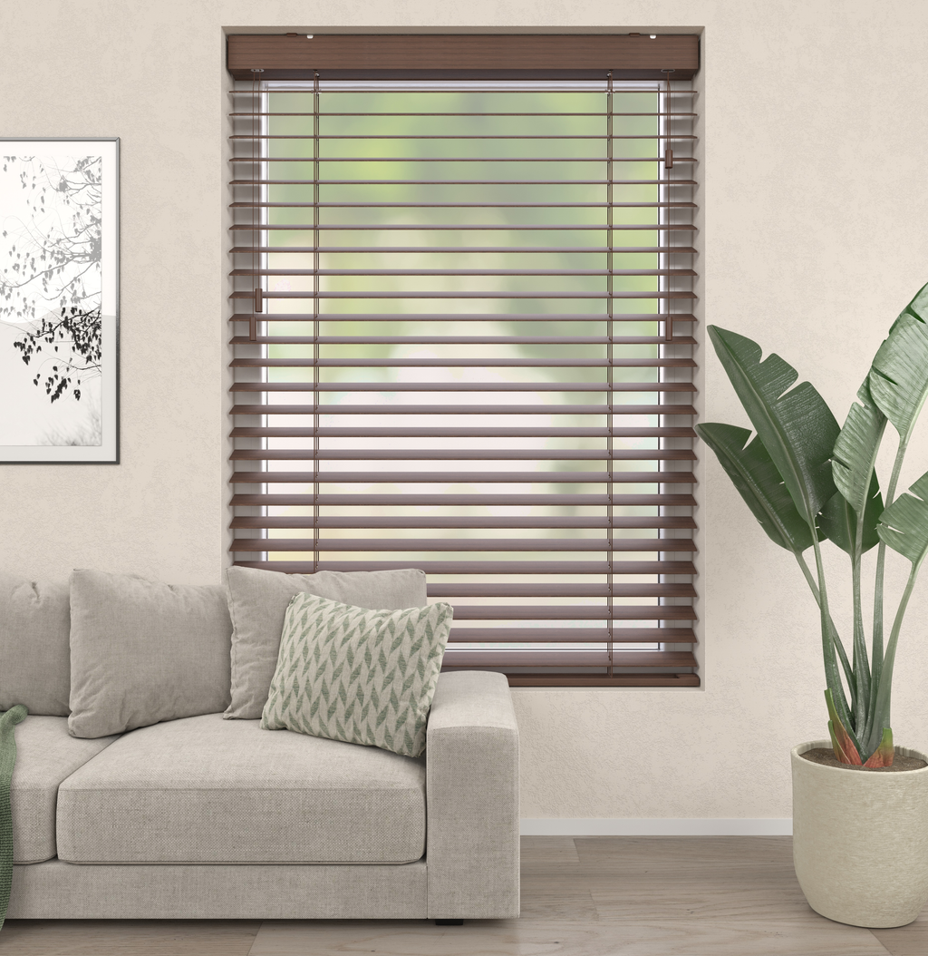 Bamboe Jaloezie Naturel Wenge Afbeelding 1
