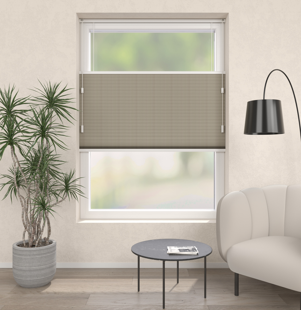 Plissé Gordijn Trend Zand Verduister 04 Afbeelding 1