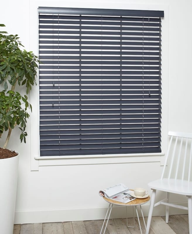 Houten Jaloezie Trend Antraciet Afbeelding 1