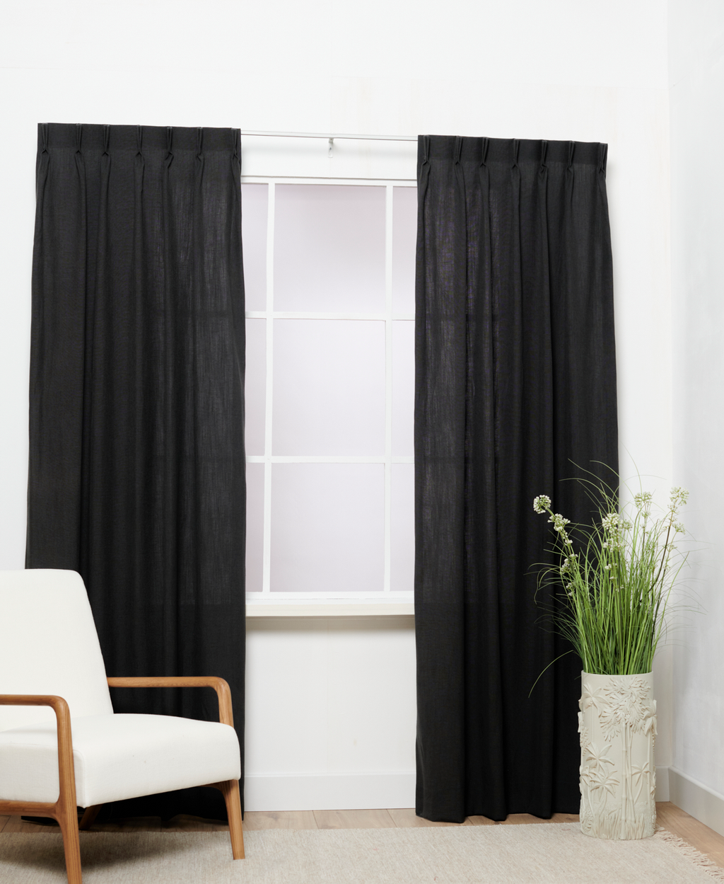 Ibiza Linnen Antraciet 801