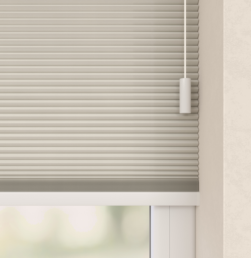 Plissé Gordijn Parijs Lichtzand 160 Afbeelding 2