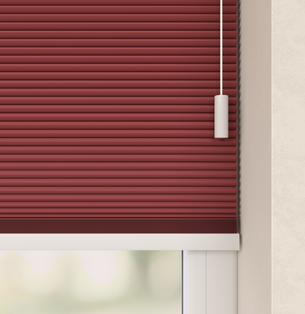 Plissé Gordijn Monaco Rood 06 Afbeelding 2