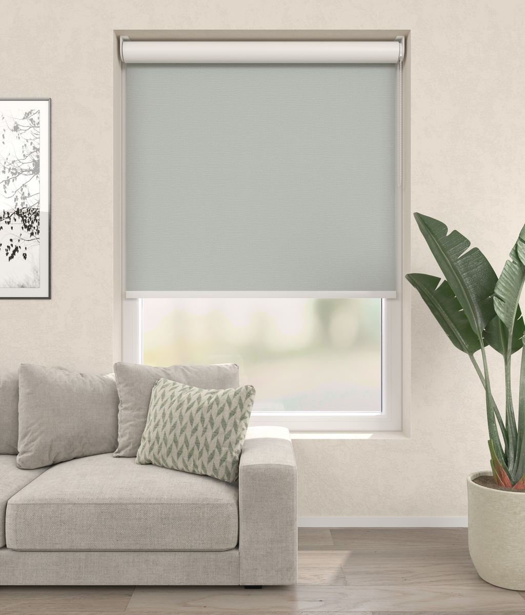 Rolgordijn Palermo Verduister Lichtgrijs 5100 Afbeelding 1