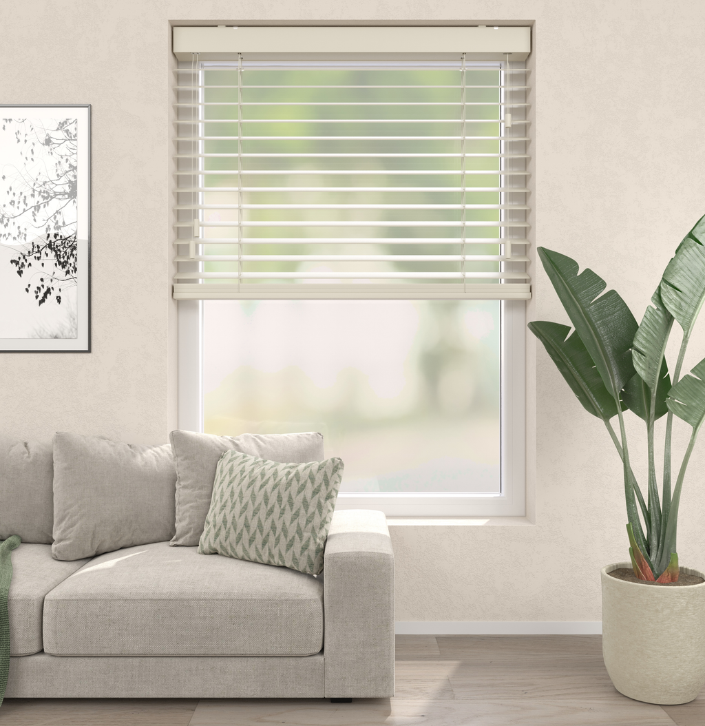 Houten Jaloezieën - Premium Zand