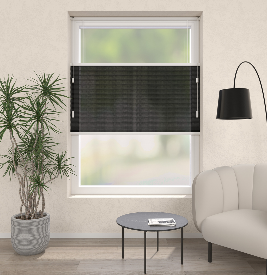 Plissé gordijnen Saint-Tropez Antraciet 05