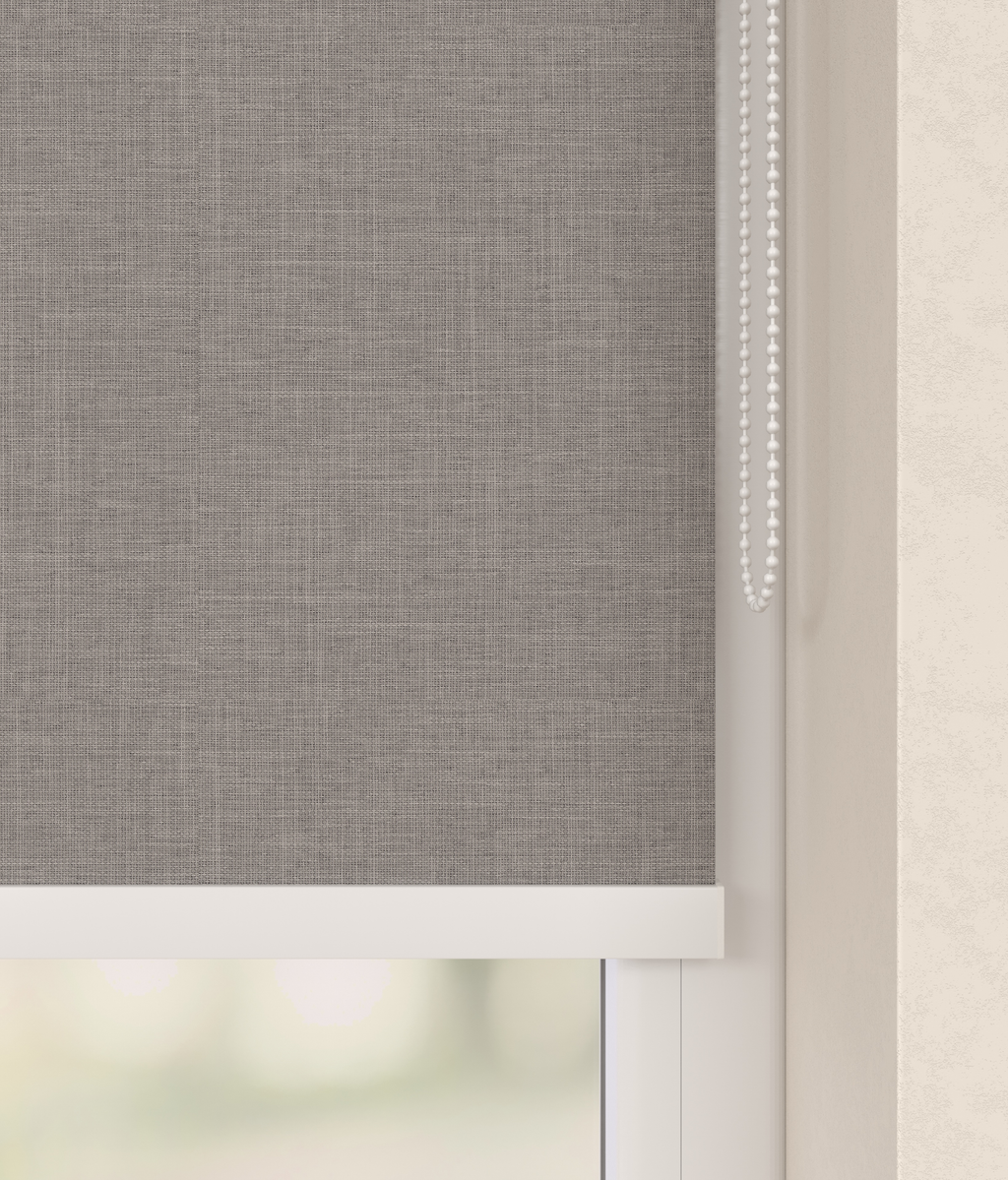 Rolgordijn Toscane Linnenlook Grijs 5400 Afbeelding 2