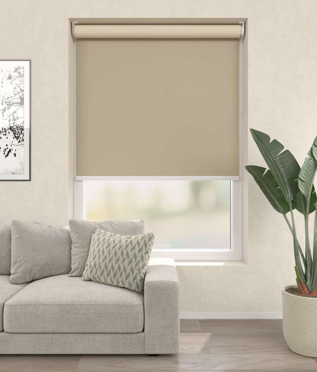 Rolgordijn Rome Verduister Lichtzand 5220 Afbeelding 1