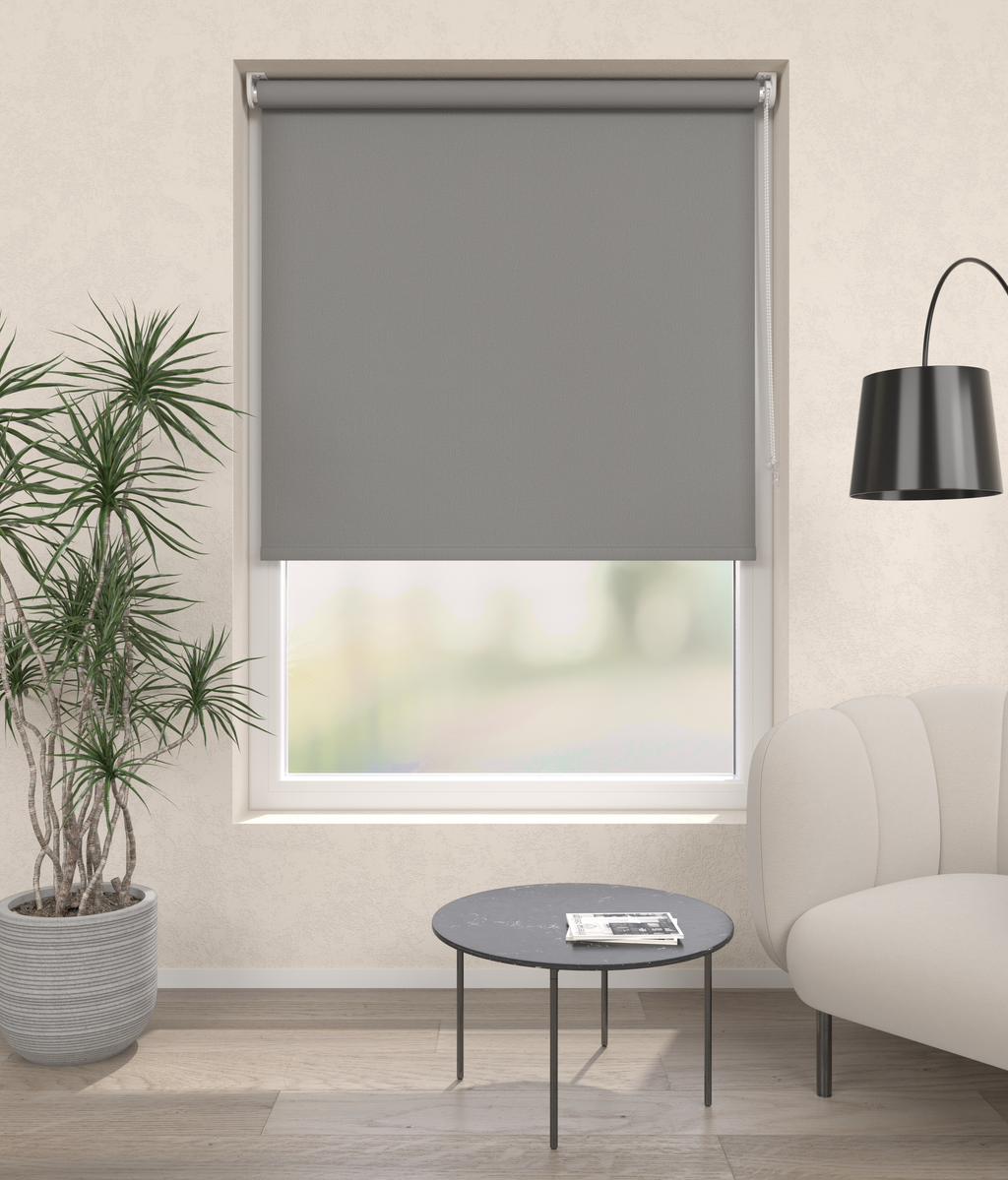 Rolgordijn Trend Rome Verduister Grijs 5610 Afbeelding 1