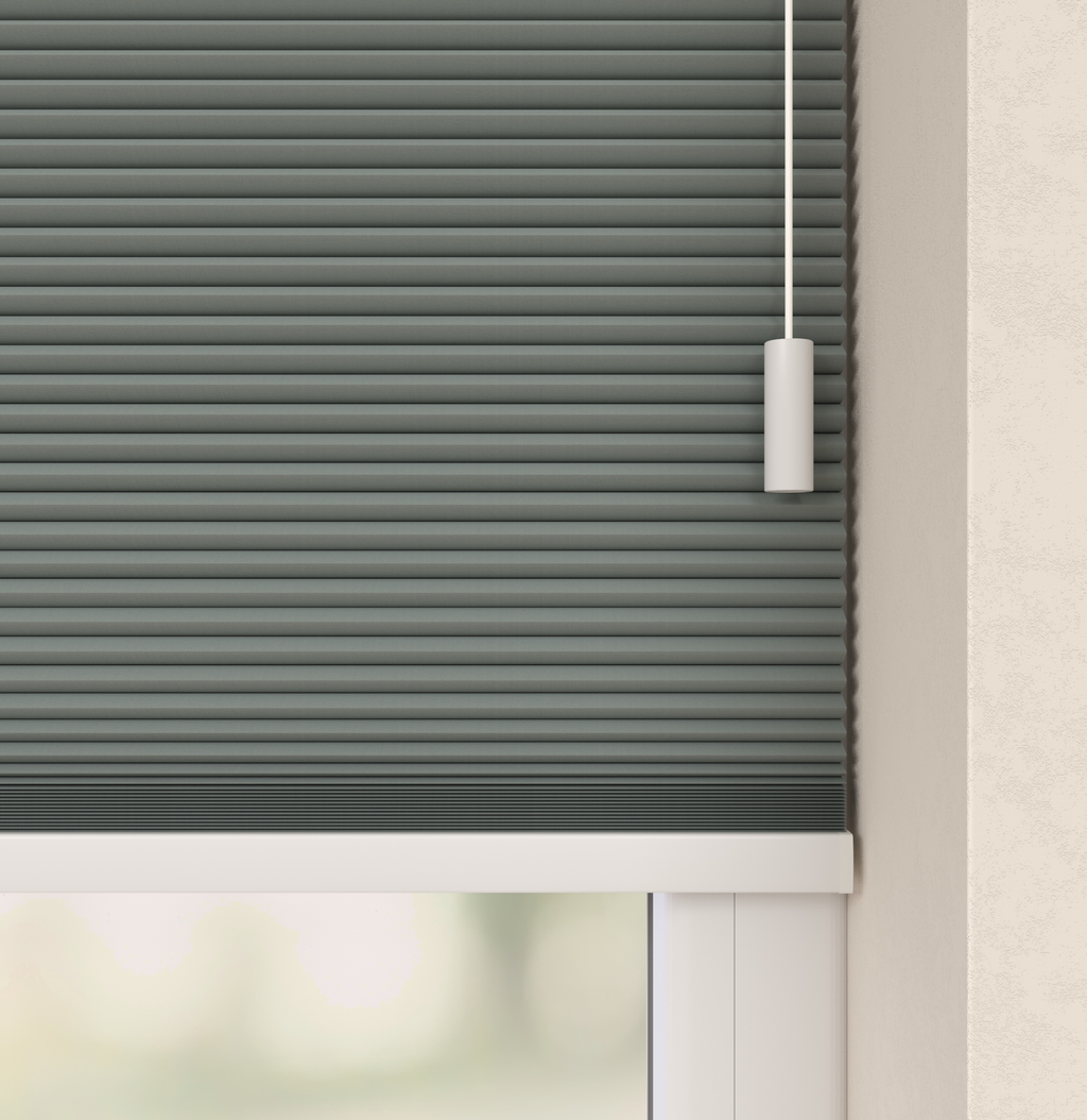 Plissé Gordijn Monaco Grijs Verduister 11 Afbeelding 2