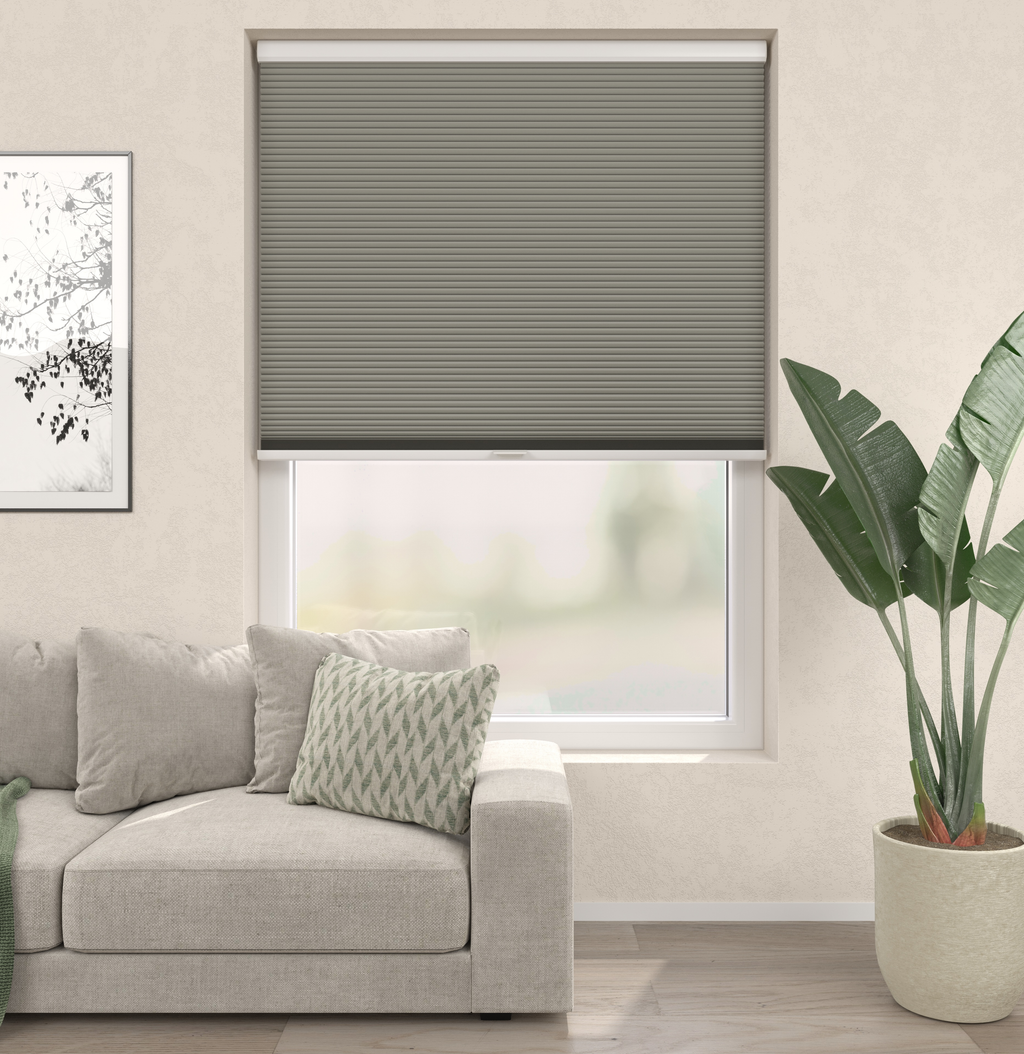 Elektrisch Plissé Gordijn Monaco Lichtgrijs Verduister 10 Afbeelding 1