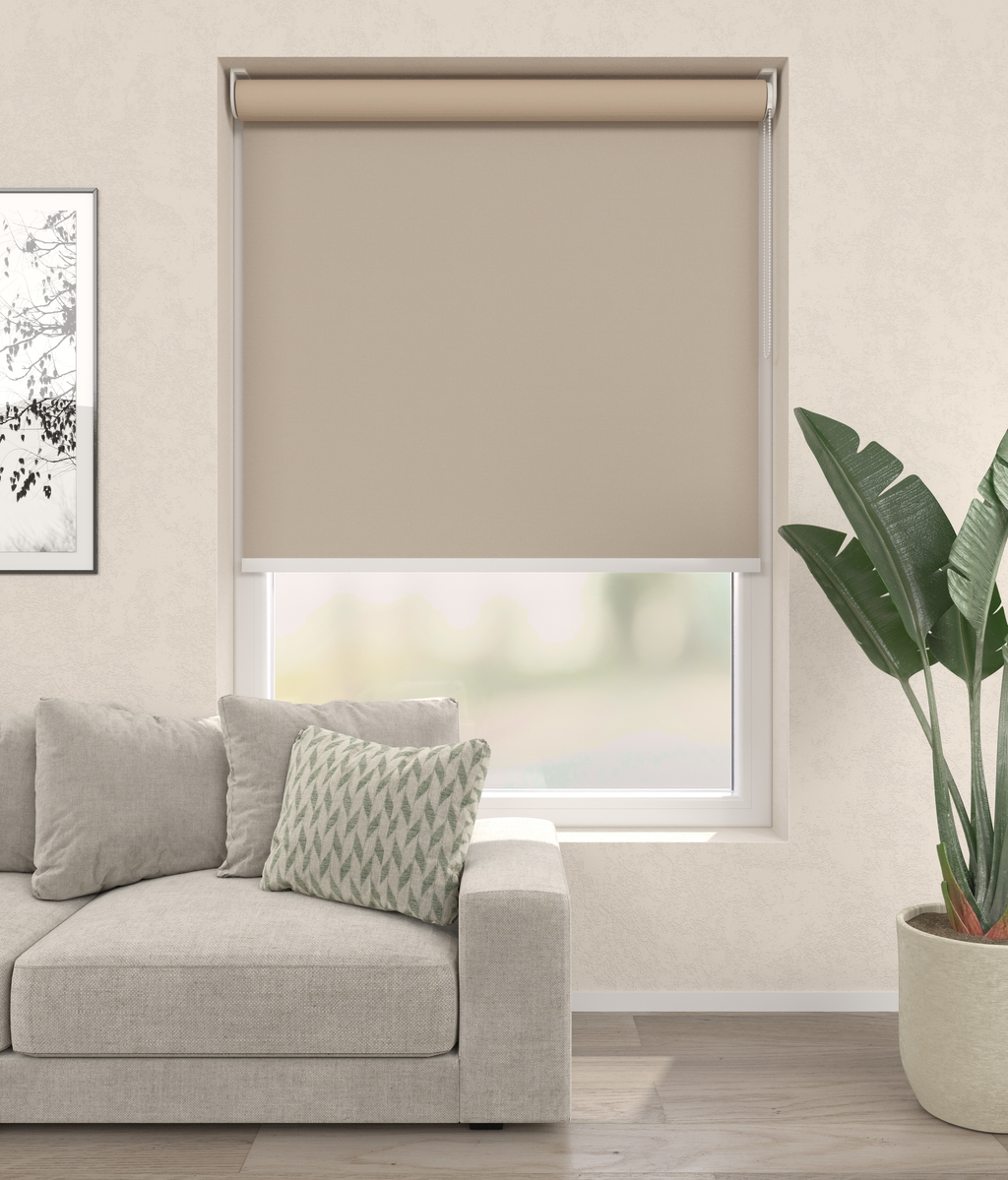 Gordijn Milaan Velours Lichtzand 3300 Afbeelding 1