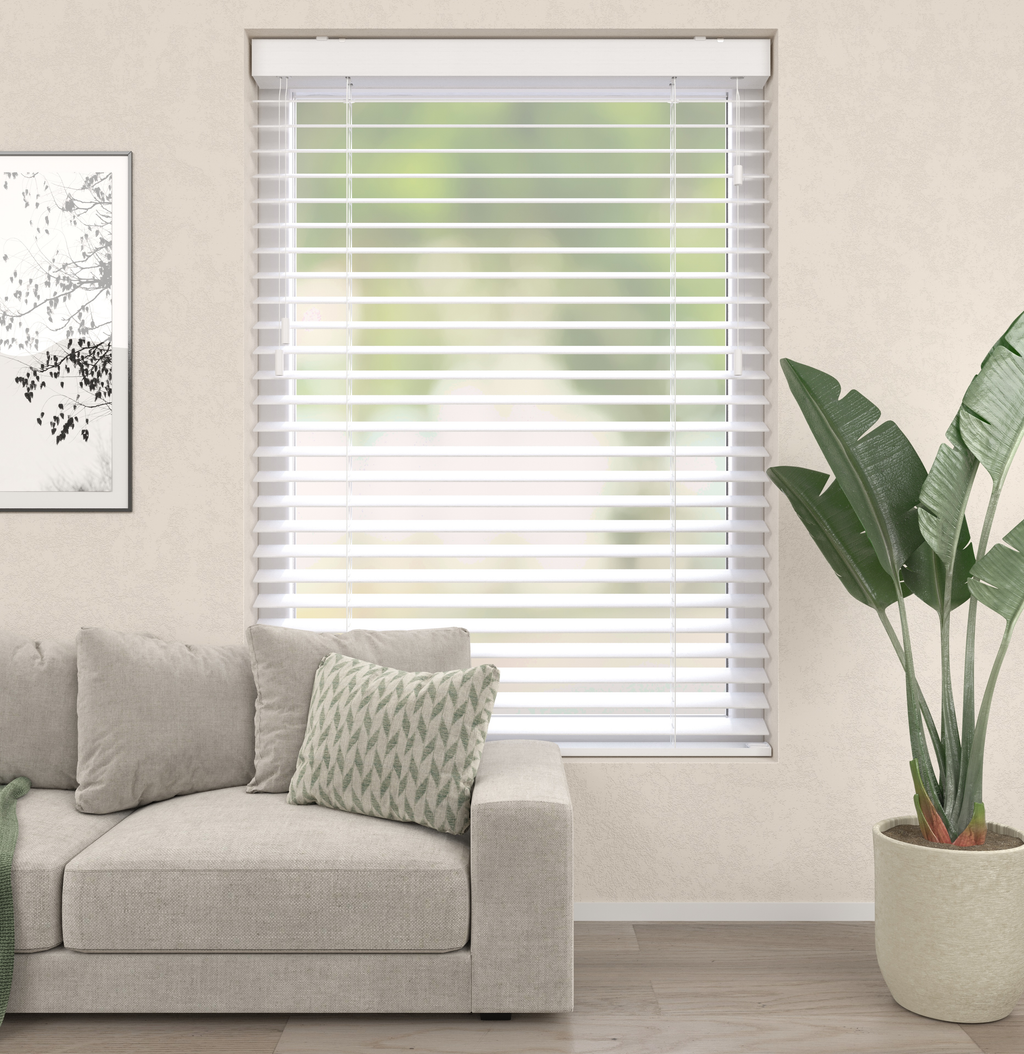 Bamboe Jaloezie Wit Afbeelding 1
