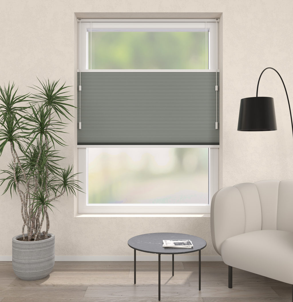 Plissé Gordijn Monaco Grijs 11 Afbeelding 1