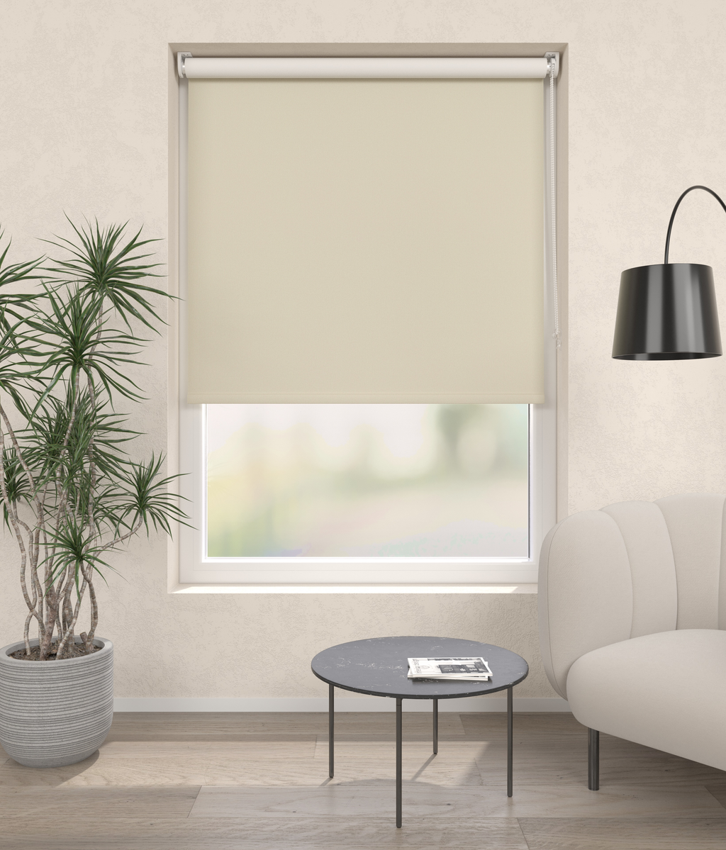 Rolgordijn Trend Rome Verduister Ecru 5200 Afbeelding 1