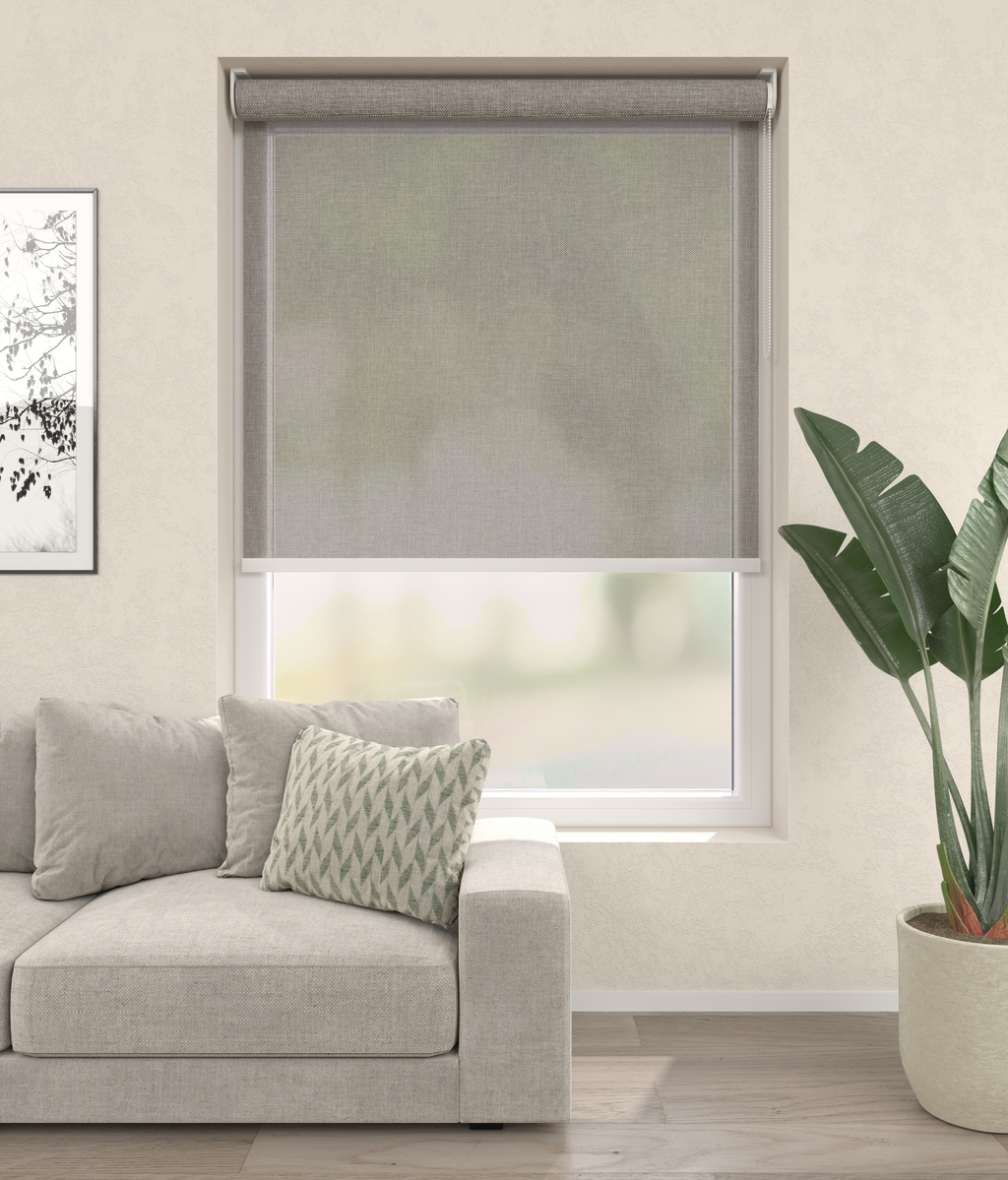 Elektrisch Rolgordijn Palermo Taupe 300 Afbeelding 1