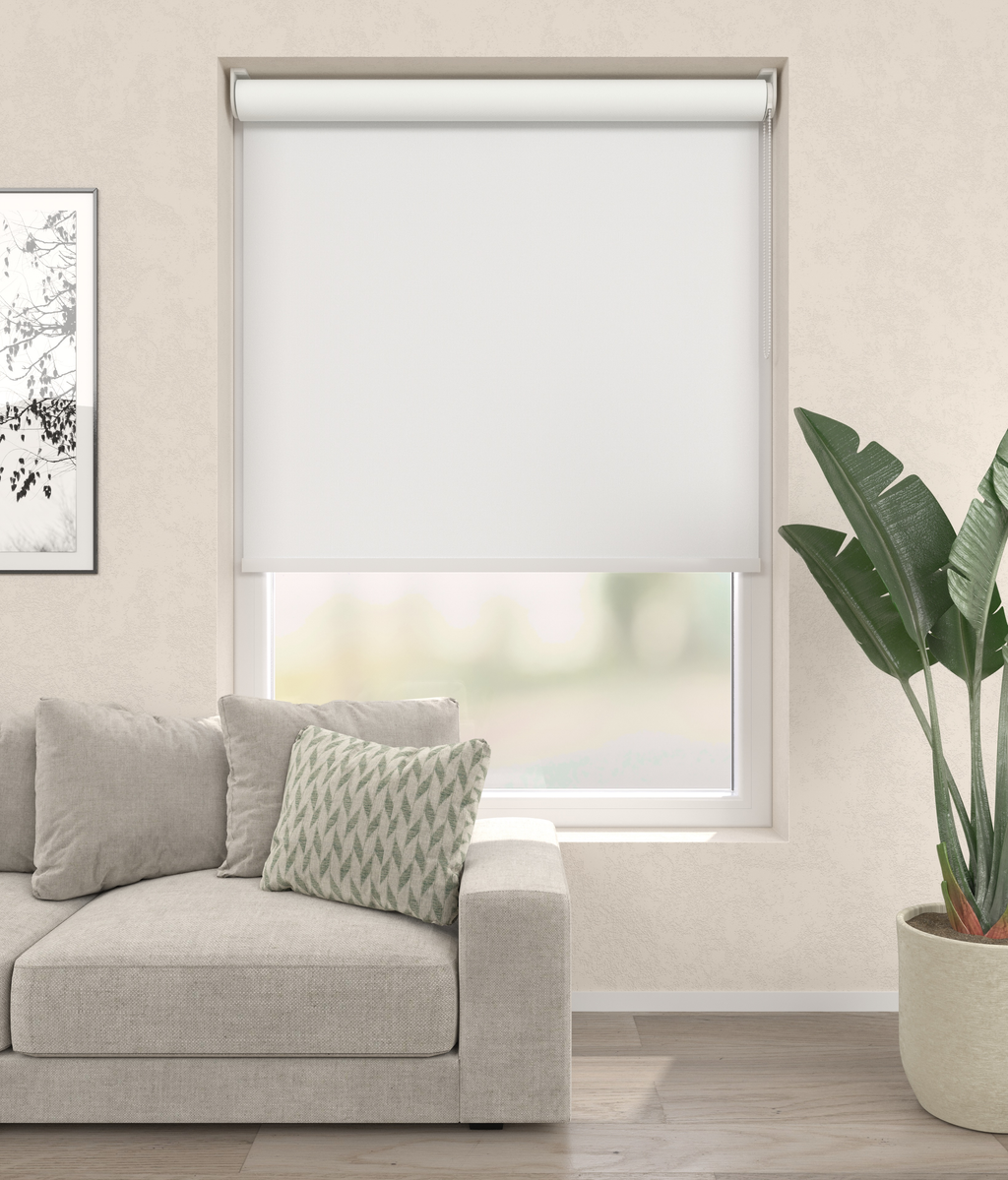 Elektrisch Rolgordijn Rome Verduister Off White 5100 Afbeelding 1