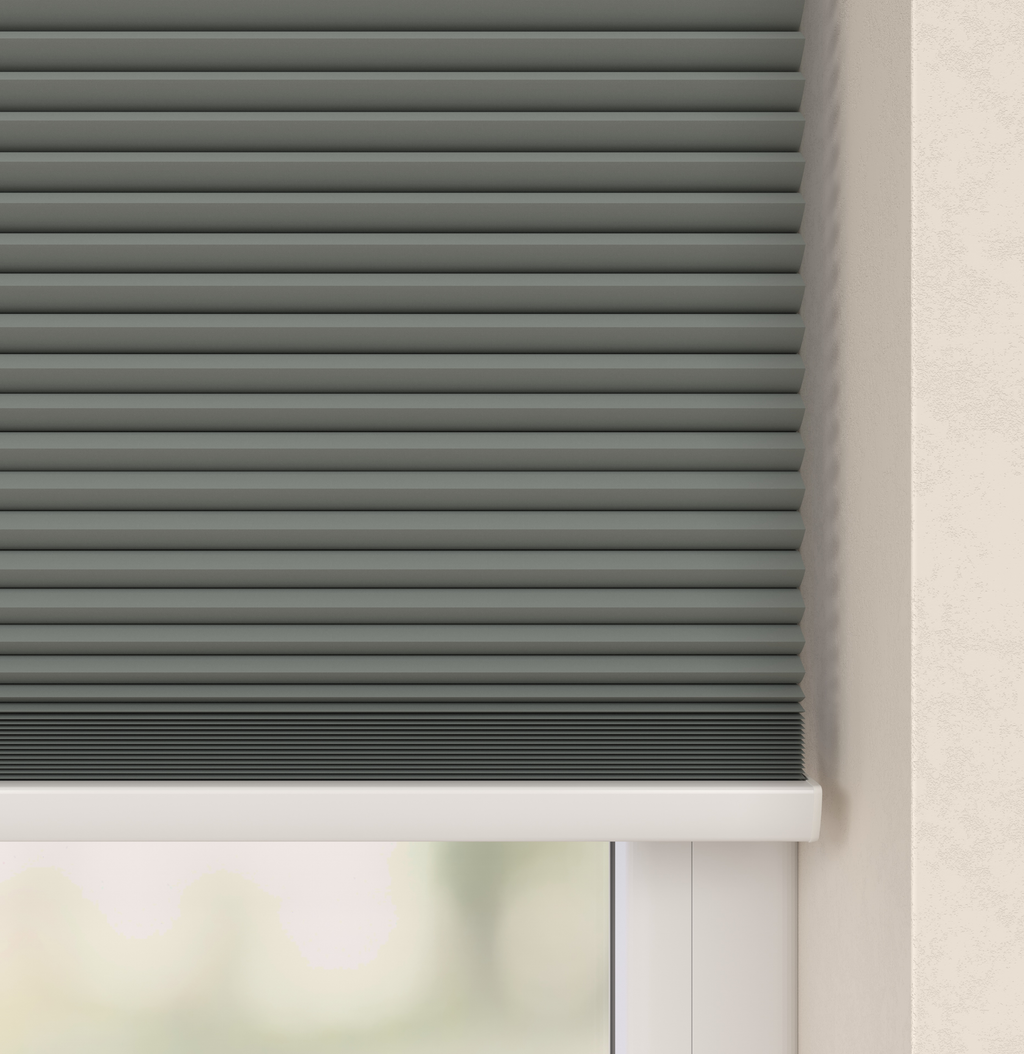 Elektrisch Plissé Gordijn Monaco Grijs Verduister 11 Afbeelding 2