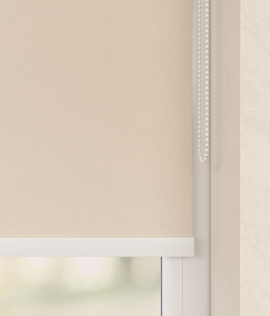 Elektrisch Rolgordijn Milaan Velours Ivoor 3200 Afbeelding 2