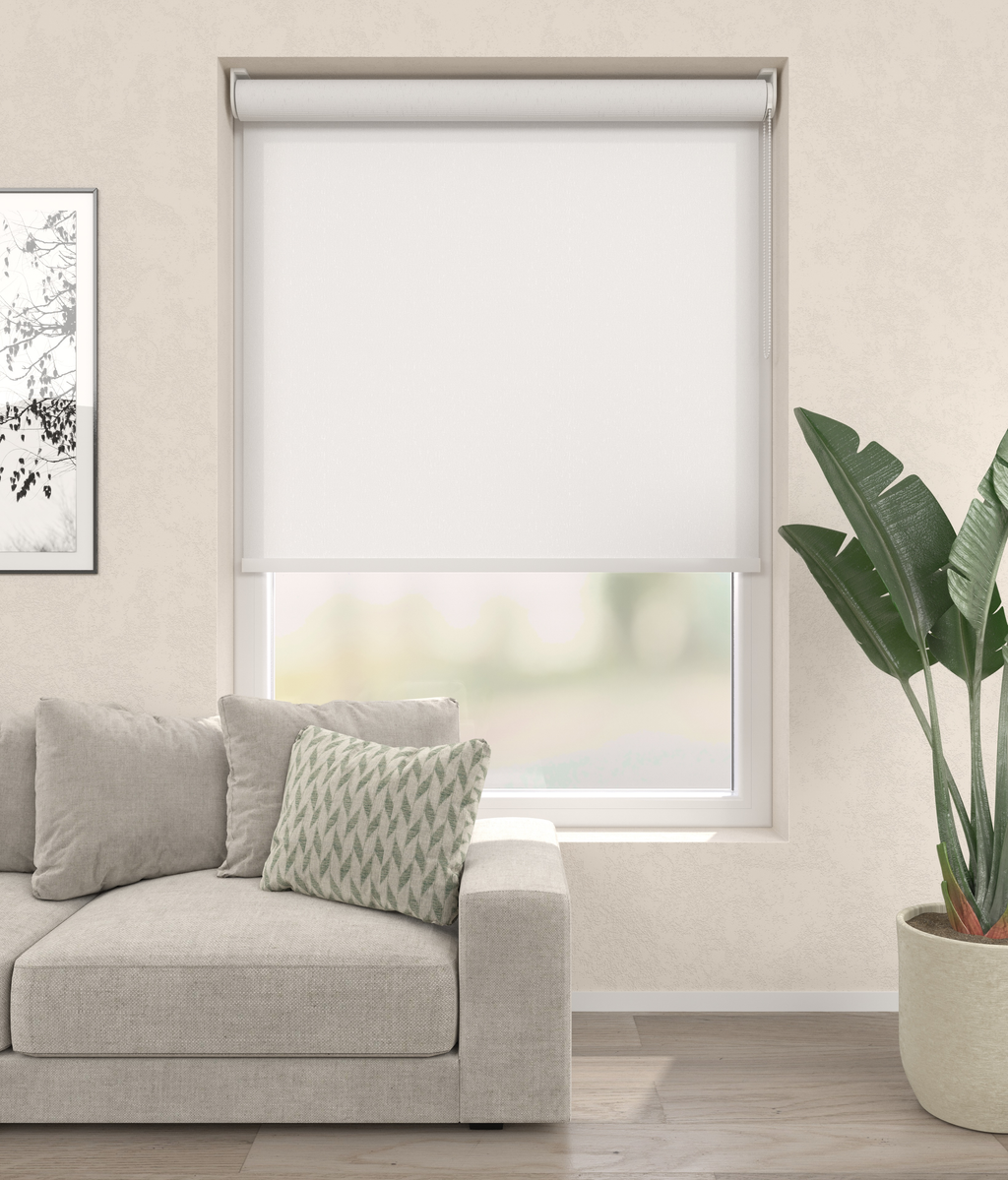 Elektrisch Rolgordijn Rome Off White 100 Afbeelding 1