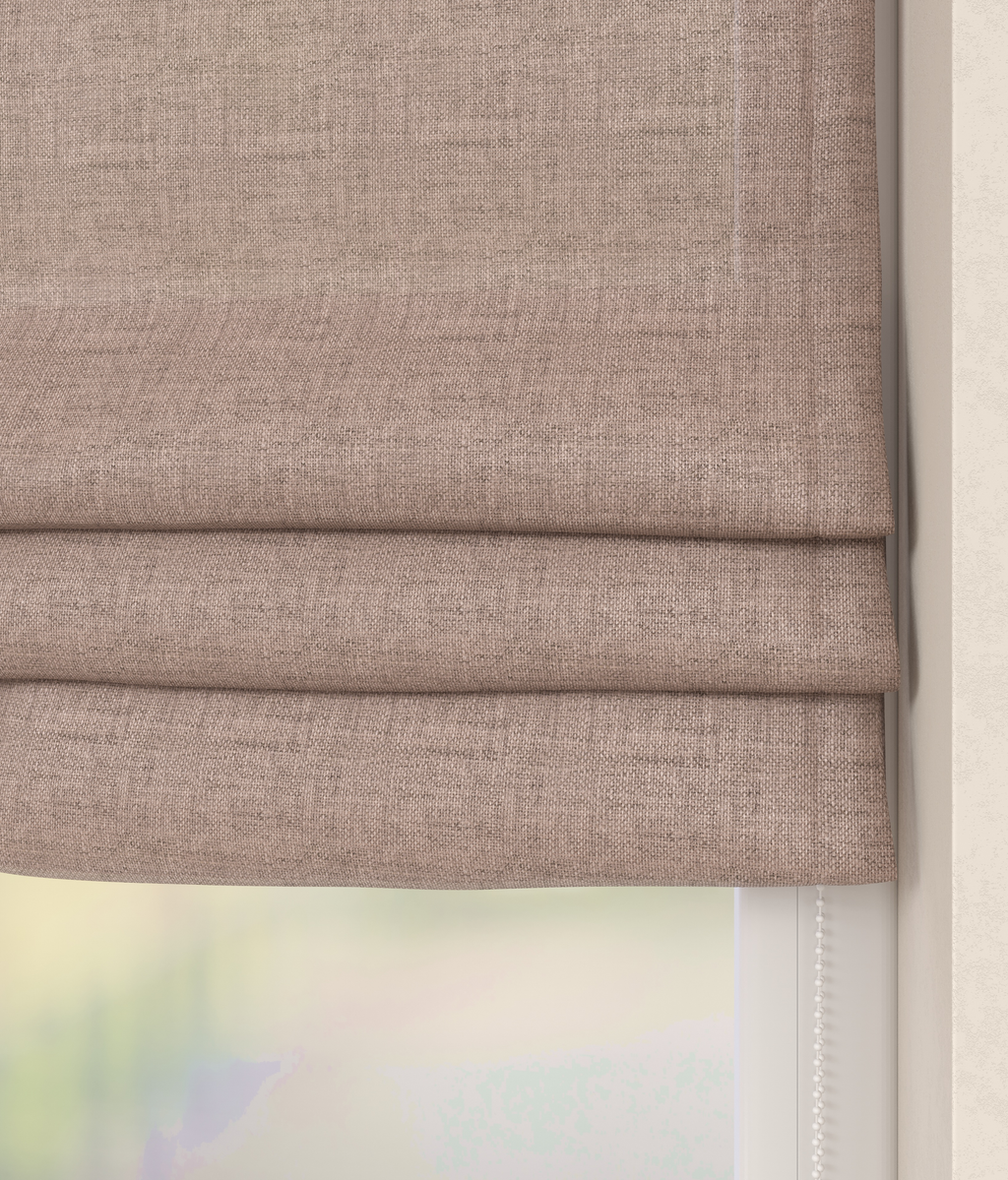 Vouwgordijn Serge Oud Roze 16649 Afbeelding 2