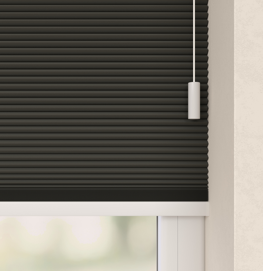 Plissé Gordijn Parijs Antraciet Verduister 5200 Afbeelding 2