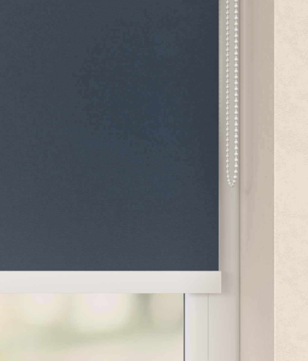 Elektrisch Rolgordijn Milaan Velours Blauw 4100 Afbeelding 2