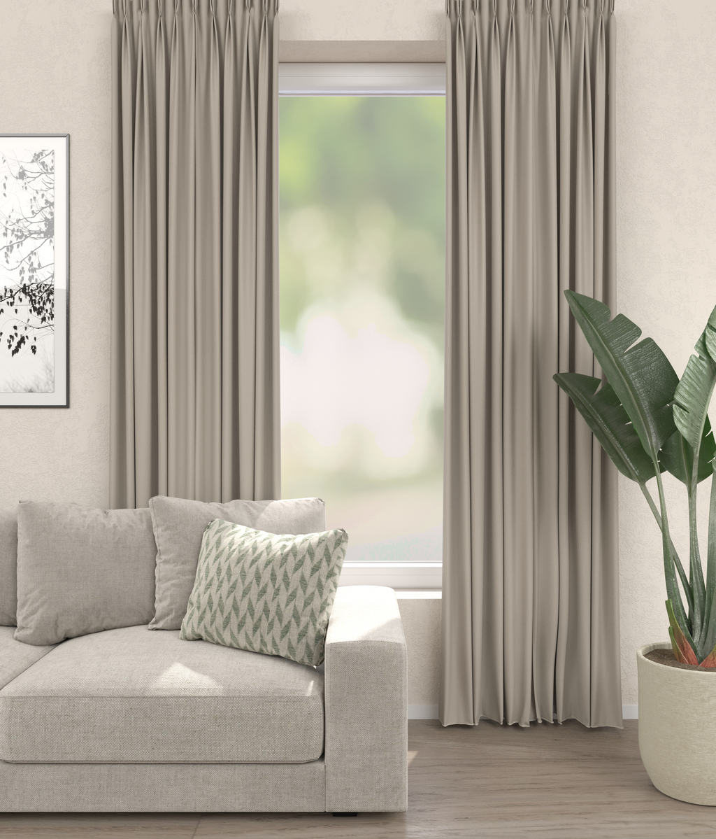 Verduistergordijn Lichtbeige