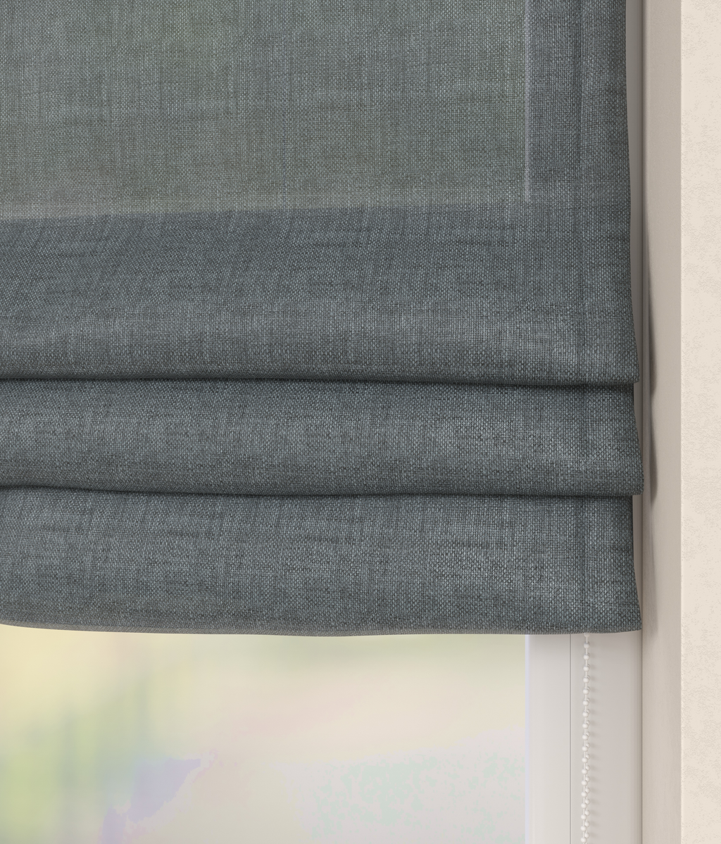 Vouwgordijn Serge Blauw 16505 Afbeelding 2