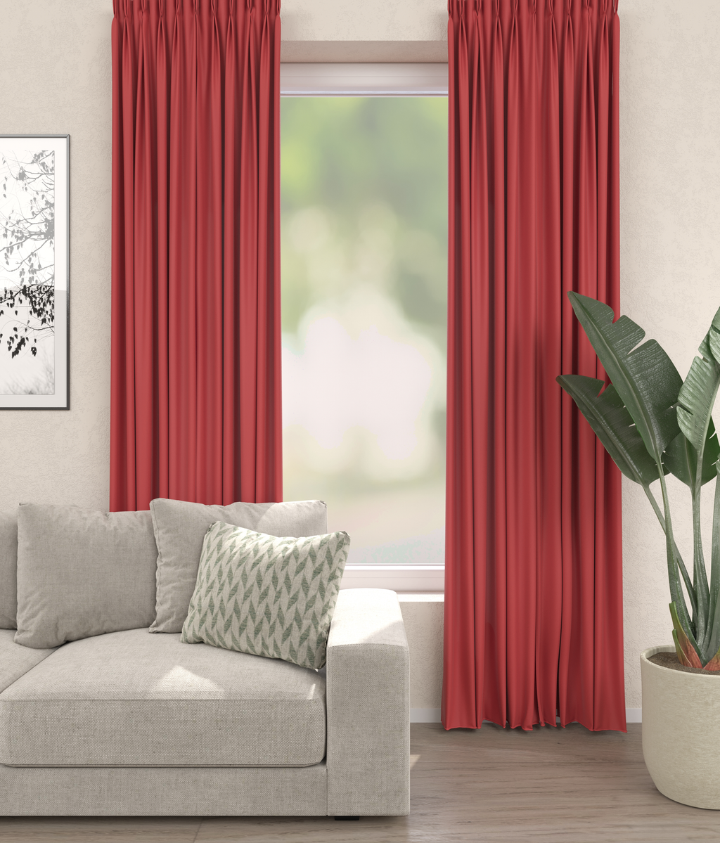 Verduistergordijn Rood