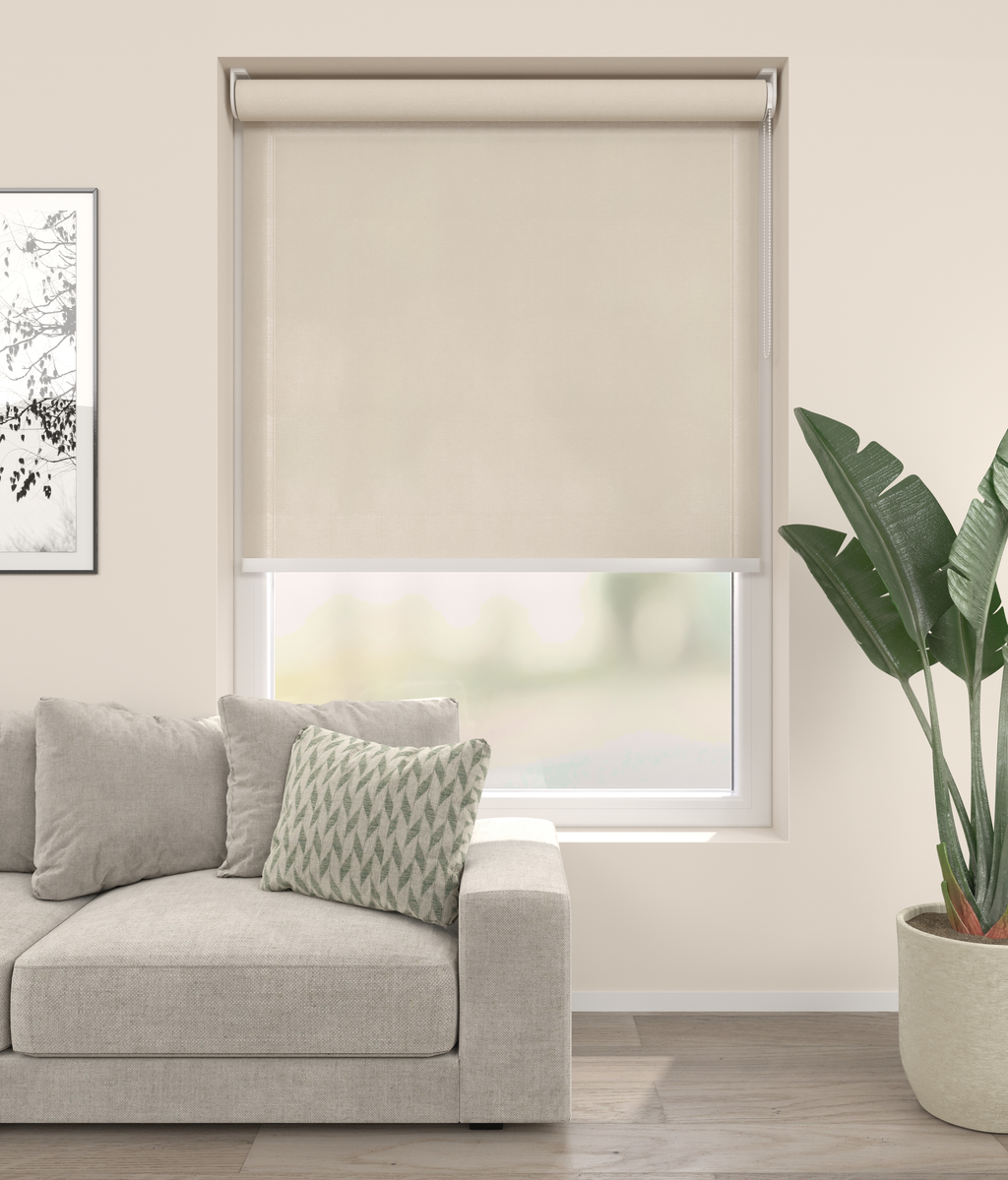 Elektrisch Rolgordijn Luca Naturel 200 Afbeelding 1