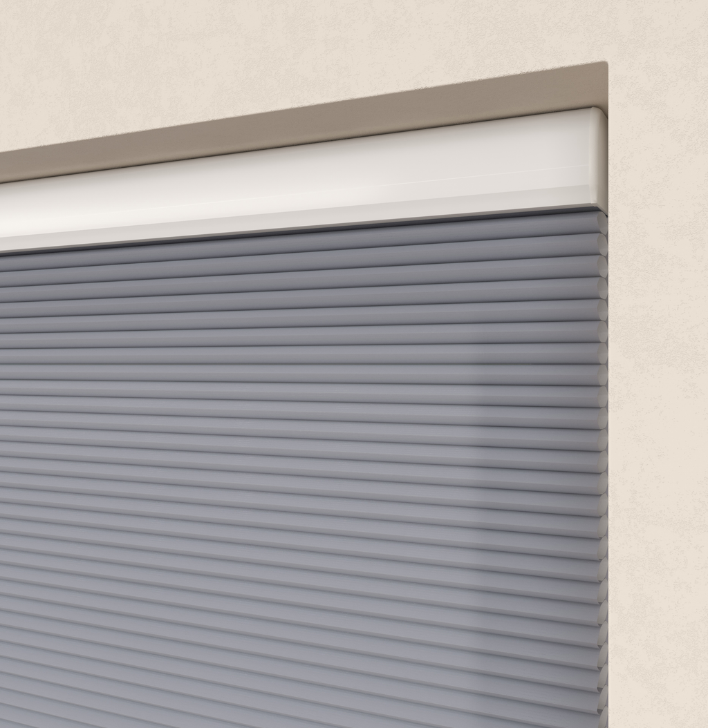 Elektrische Plissé gordijnen Parijs Grijs 220