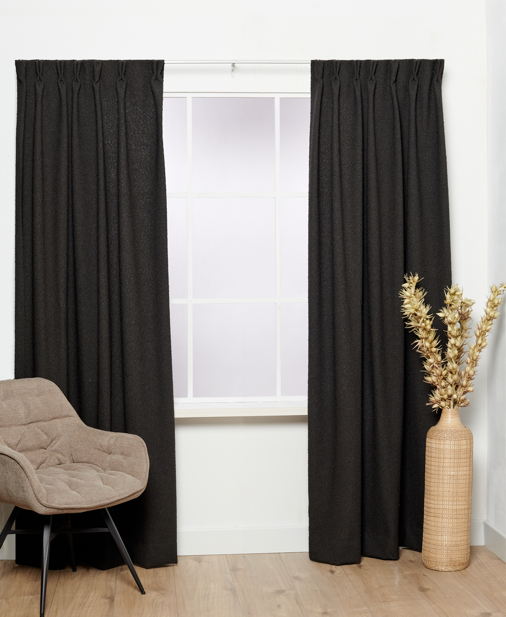 Teddy Bouclé Zwart 800