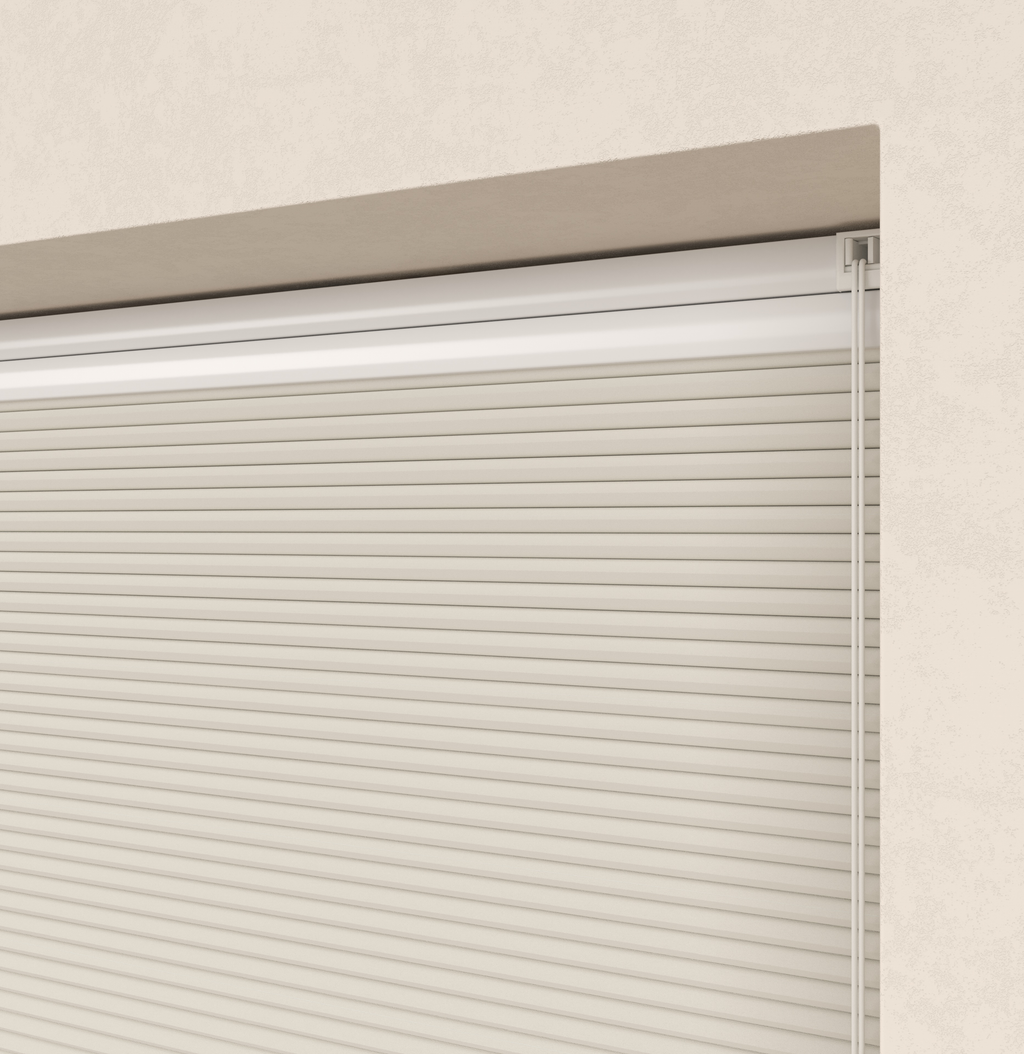 Plissé gordijnen Parijs Lichtbeige Verduister 5110