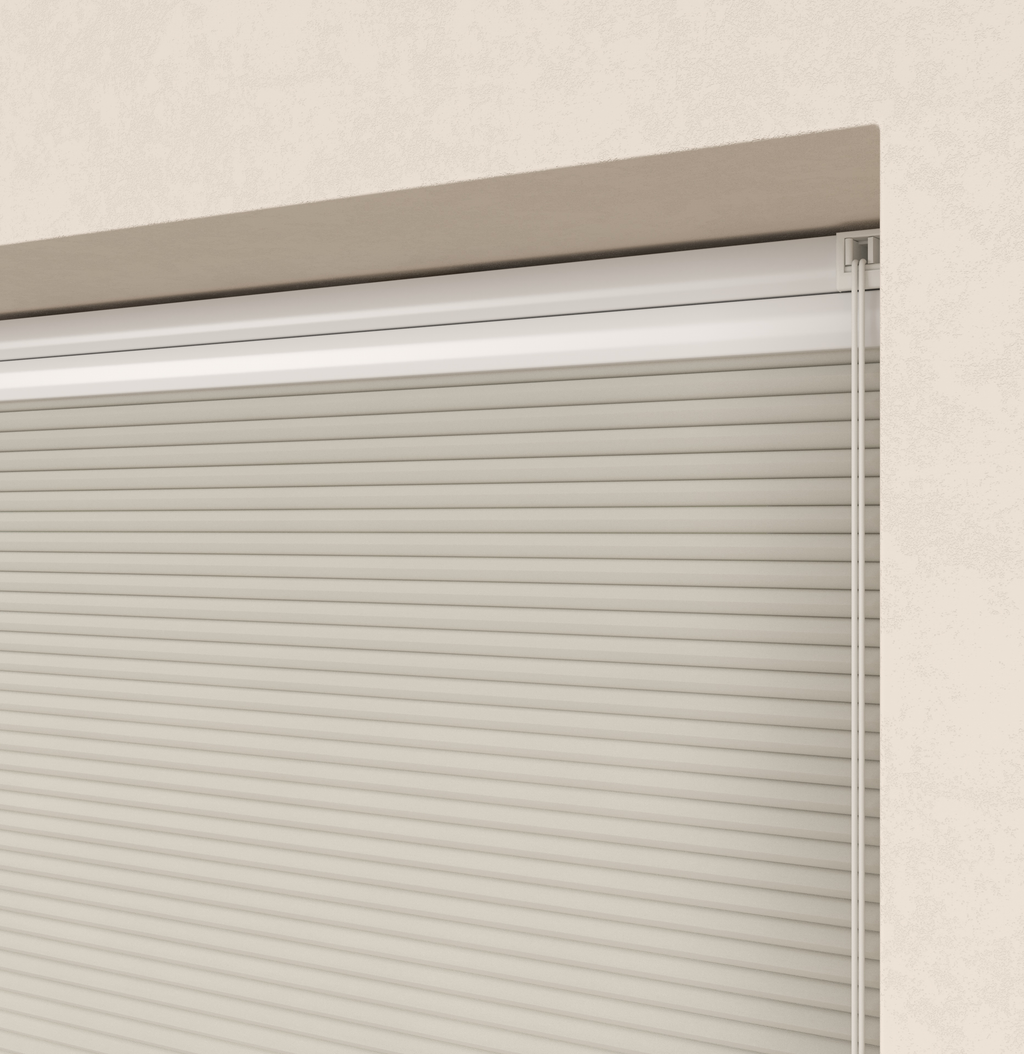 Plissé gordijnen Parijs Lichtzand 160