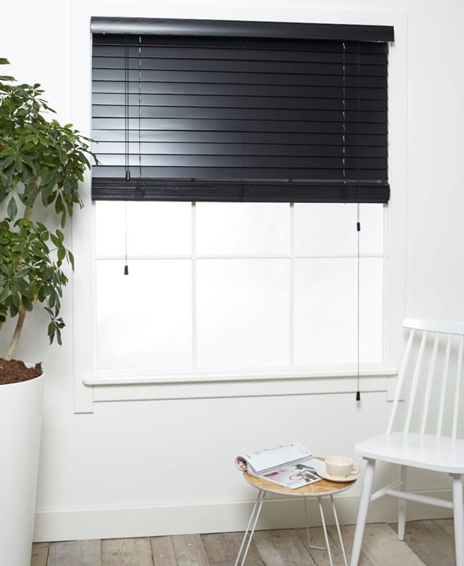 Houten Jaloezieen - Trend Zwart