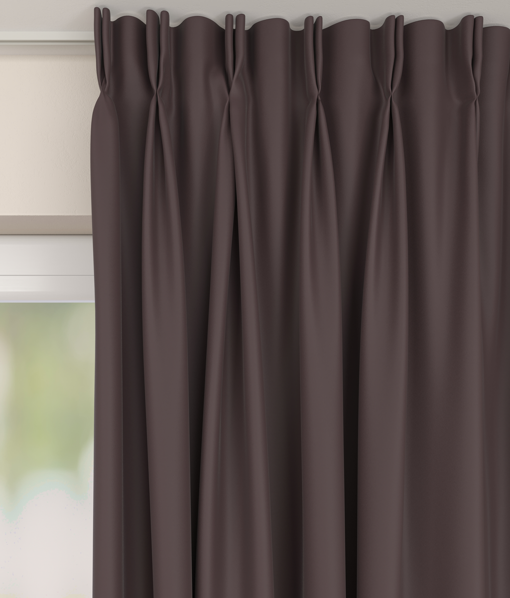 Gordijn Verduistergordijn Bruin Afbeelding 2