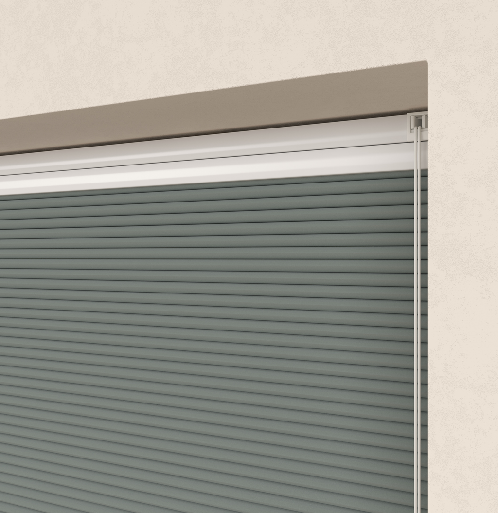 Plissé gordijnen Monaco Grijs Verduister 11