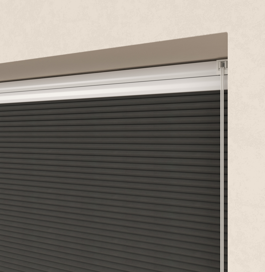 Plissé gordijnen Trend Zwart 14