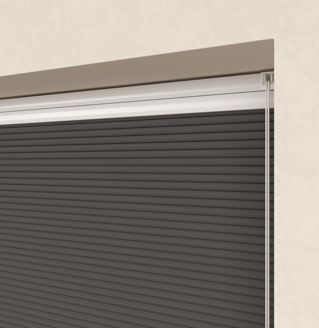 Plissé gordijnen Monaco Antraciet 12